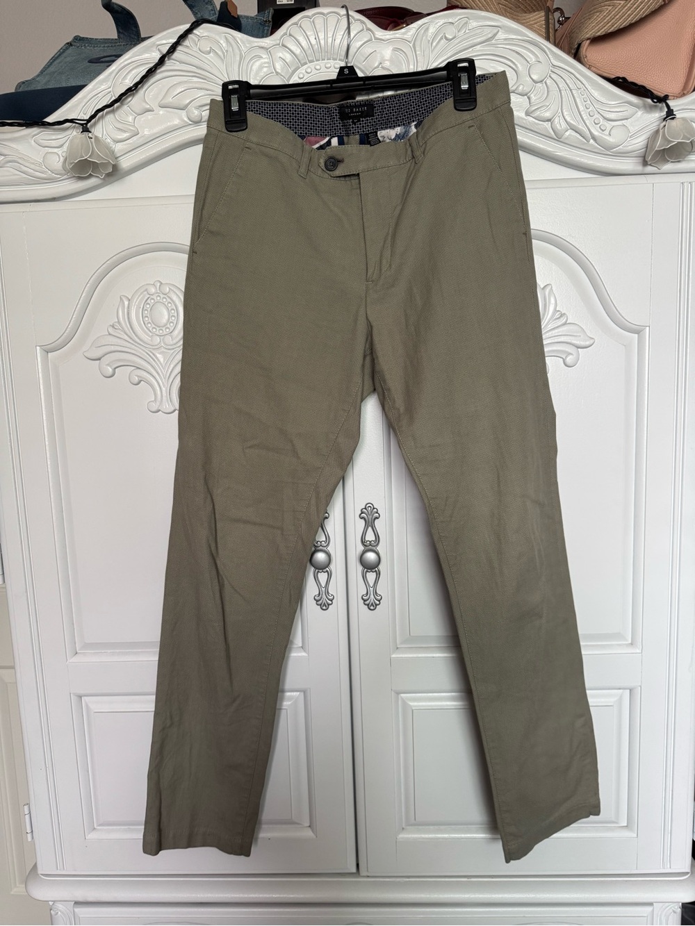 Ted Baker Olive Green Men's Chinos